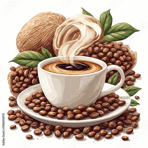 Delicious Coffe Drink Very Cool