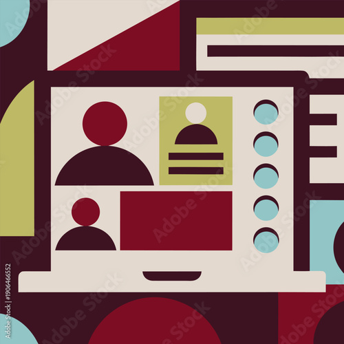 Cybersecurity and Data Privacy Concept Illustrations