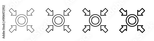 Emergency Assembly Point Icon Safety Meeting Station Symbol for Evacuation and Disaster Management vecto illustration