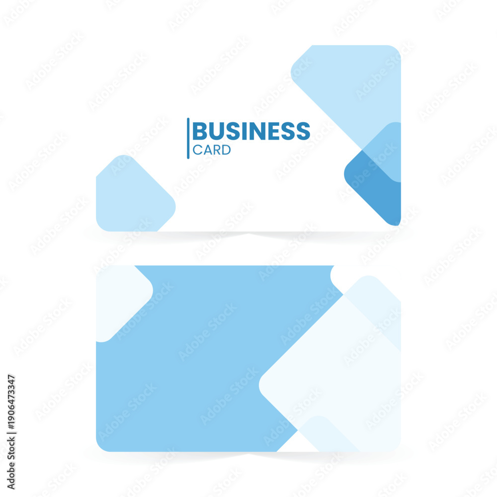Obraz premium Modern minimalist business card design template