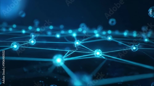 Digital Trust Concept - Secure Network Connection Animation.
