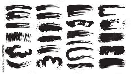 Expressive ink brush strokes for traditional Asian calligraphy artwork, meditation practice illustrations, cultural heritage designs, and zen philosophy visual communication