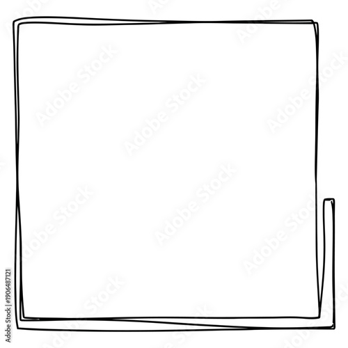 A simple black and white illustration of a notepad page
