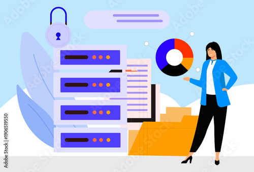 Privacy Impact Assessment Concept Illustration Vector Style