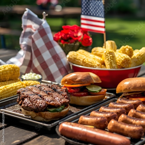 barbecue on the grill