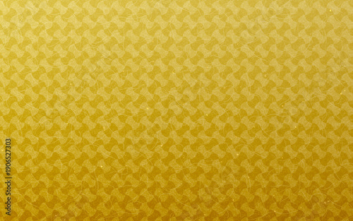 シームレスなゴールド和柄パターン。分銅繋ぎ。