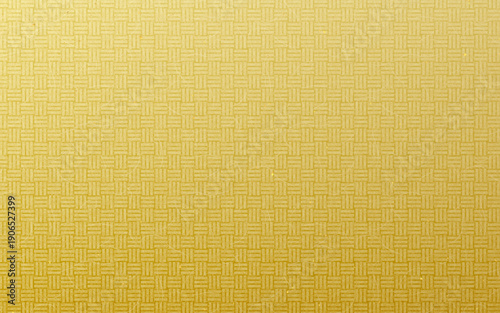 シームレスなゴールド和柄パターン。三崩し。