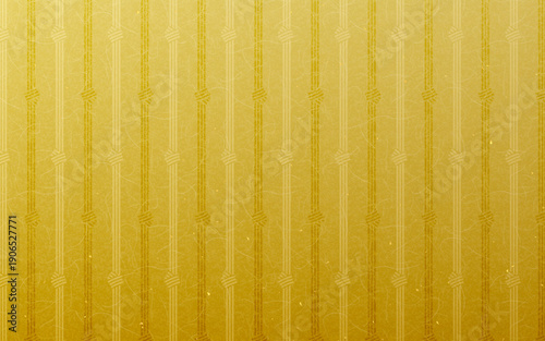 シームレスなゴールド和柄パターン。水引熨斗結び目のパターン。