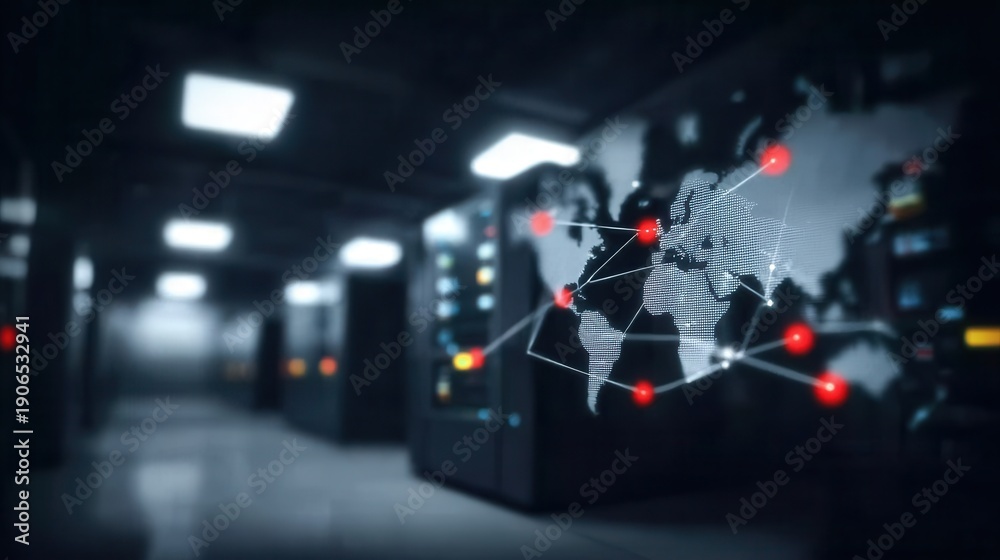 Obraz premium Enterprise technology resilience comes from systems integration across platforms, backed by robust infrastructure, security maturity, and innovation culture