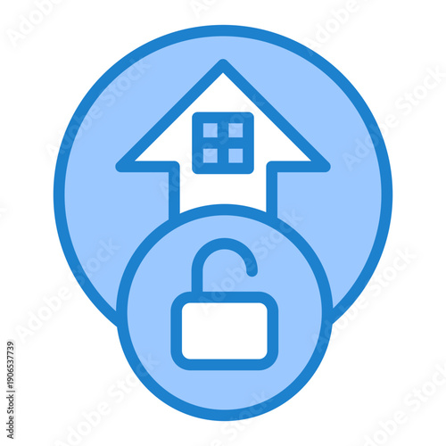 Incident Isolation Icon - Blue Style