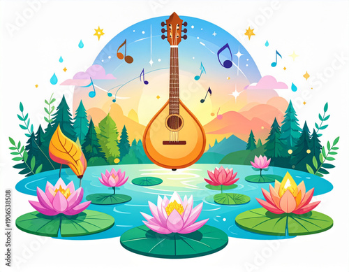 Mandolin Picking Icons