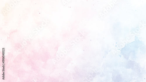 Pink watercolor pastel painted background, Abstract pink texture for design
