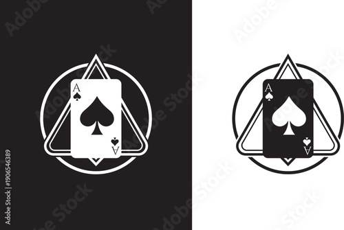 Playing card logo 