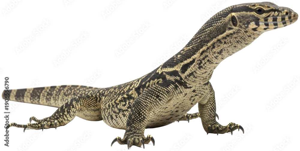 Obraz premium Close up of a Spotted Monitor Lizard
