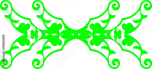 Floral pattern. wood carving pattern