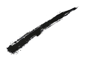A black line with a white background