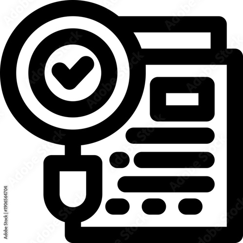 evaluation line icon. Clean and minimalist vector icon for websites, mobile apps, presentations, and logos. Fully scalable and customizable for any project.