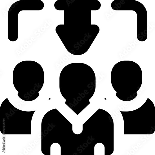 chosen glyph icon. Strong and solid vector icon for websites, mobile interfaces, presentations, and visual branding. High quality and easy to edit.