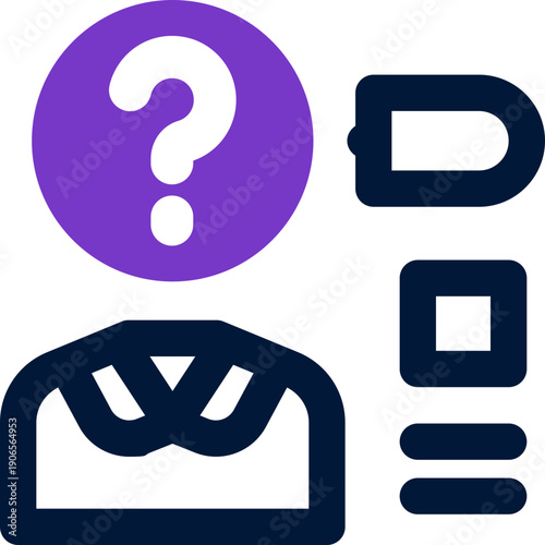 personal search duotone icon. Sleek and modern vector icon for websites, mobile apps, marketing materials, and corporate design. Fully scalable and ready to use.