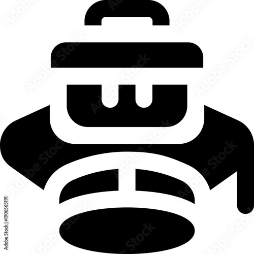 internship glyph icon. Strong and solid vector icon for websites, mobile interfaces, presentations, and visual branding. High quality and easy to edit.