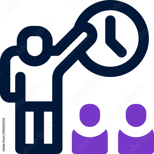 discipline duotone icon. Sleek and modern vector icon for websites, mobile apps, marketing materials, and corporate design. Fully scalable and ready to use.