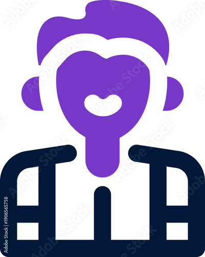 employer duotone icon. Sleek and modern vector icon for websites, mobile apps, marketing materials, and corporate design. Fully scalable and ready to use.