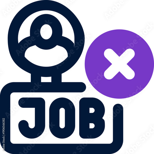 no vacancy duotone icon. Sleek and modern vector icon for websites, mobile apps, marketing materials, and corporate design. Fully scalable and ready to use.