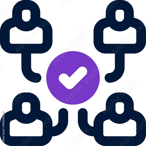 relation duotone icon. Sleek and modern vector icon for websites, mobile apps, marketing materials, and corporate design. Fully scalable and ready to use.