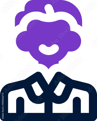 leader duotone icon. Sleek and modern vector icon for websites, mobile apps, marketing materials, and corporate design. Fully scalable and ready to use.