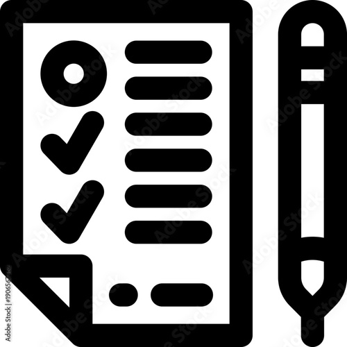 planning line icon. Clean and minimalist vector icon for websites, mobile apps, presentations, and logos. Fully scalable and customizable for any project.