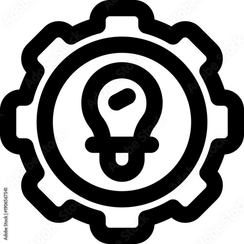 implementation line icon. Clean and minimalist vector icon for websites, mobile apps, presentations, and logos. Fully scalable and customizable for any project.