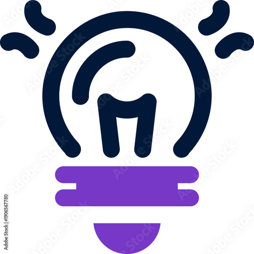 idea duotone icon. Sleek and modern vector icon for websites, mobile apps, marketing materials, and corporate design. Fully scalable and ready to use.