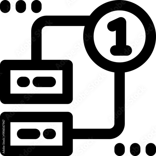 priority line icon. Clean and minimalist vector icon for websites, mobile apps, presentations, and logos. Fully scalable and customizable for any project.