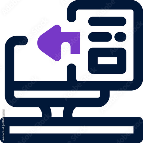 data entry duotone icon. Sleek and modern vector icon for websites, mobile apps, marketing materials, and corporate design. Fully scalable and ready to use.