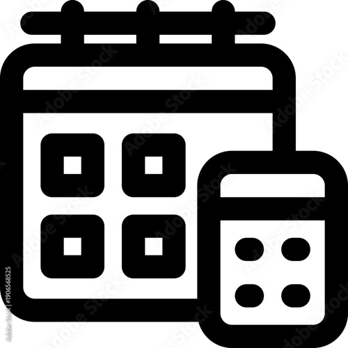 budget line icon. Clean and minimalist vector icon for websites, mobile apps, presentations, and logos. Fully scalable and customizable for any project.