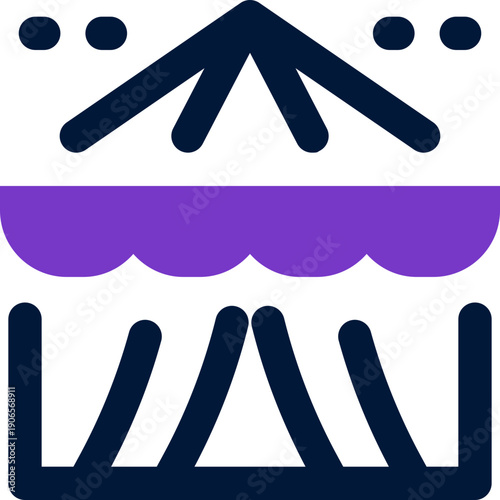 marquee duotone icon. Sleek and modern vector icon for websites, mobile apps, marketing materials, and corporate design. Fully scalable and ready to use.