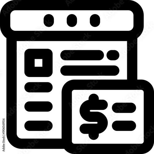 order fulfillment line icon. Clean and minimalist vector icon for websites, mobile apps, presentations, and logos. Fully scalable and customizable for any project.