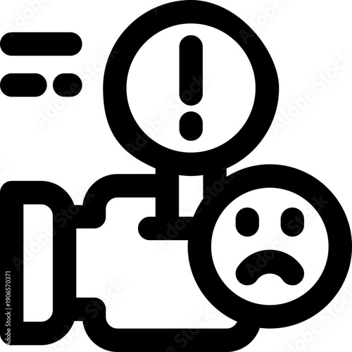 demand line icon. Clean and minimalist vector icon for websites, mobile apps, presentations, and logos. Fully scalable and customizable for any project.