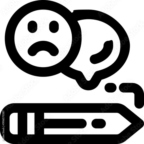 customer experience line icon. Clean and minimalist vector icon for websites, mobile apps, presentations, and logos. Fully scalable and customizable for any project.