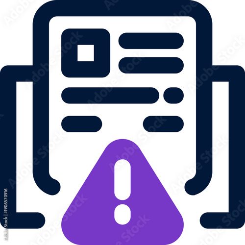 error duotone icon. Sleek and modern vector icon for websites, mobile apps, marketing materials, and corporate design. Fully scalable and ready to use.