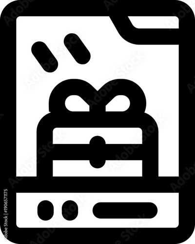 give away line icon. Clean and minimalist vector icon for websites, mobile apps, presentations, and logos. Fully scalable and customizable for any project.