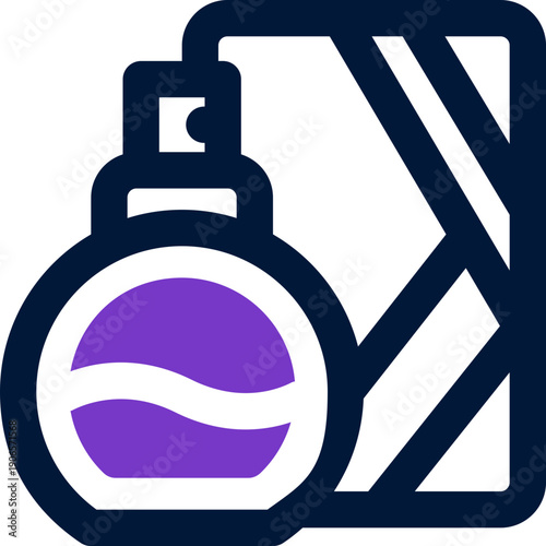 perfume duotone icon. Sleek and modern vector icon for websites, mobile apps, marketing materials, and corporate design. Fully scalable and ready to use.