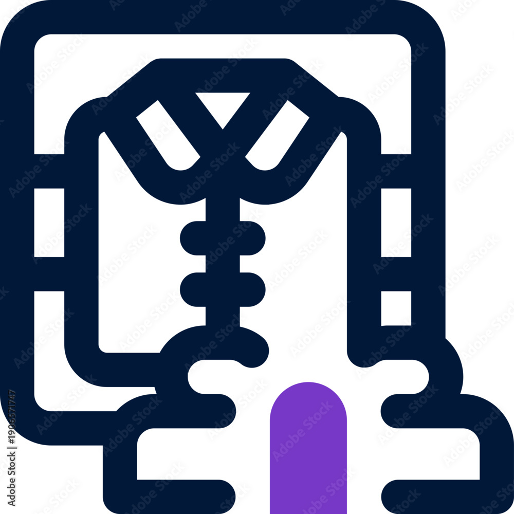 Fototapeta premium shirt duotone icon. Sleek and modern vector icon for websites, mobile apps, marketing materials, and corporate design. Fully scalable and ready to use.