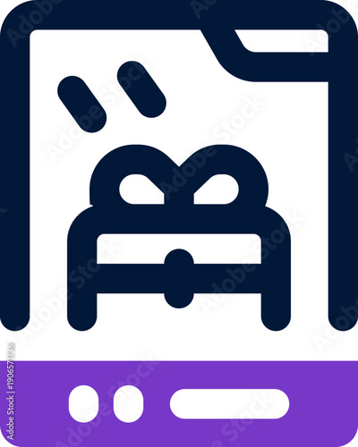 give away duotone icon. Sleek and modern vector icon for websites, mobile apps, marketing materials, and corporate design. Fully scalable and ready to use.