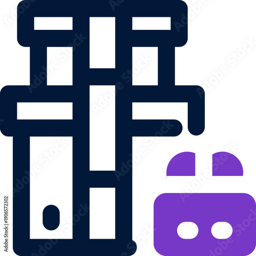 present duotone icon. sleek and modern vector icon for websites, mobile apps, marketing materials, and corporate design. fully scalable and ready to use.