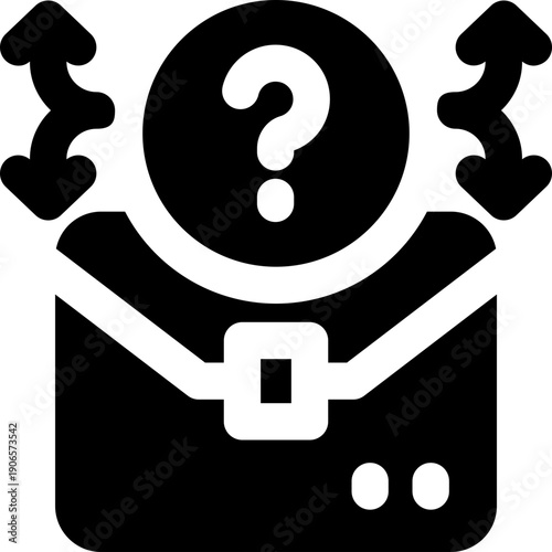 alternative glyph icon. Strong and solid vector icon for websites, mobile interfaces, presentations, and visual branding. High quality and easy to edit.