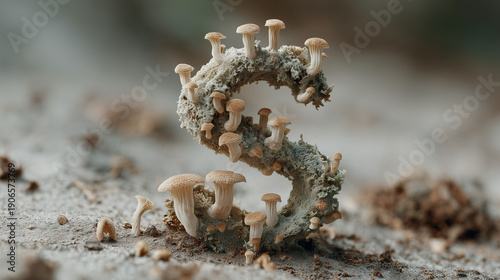 Fungi Formation: A close-up...