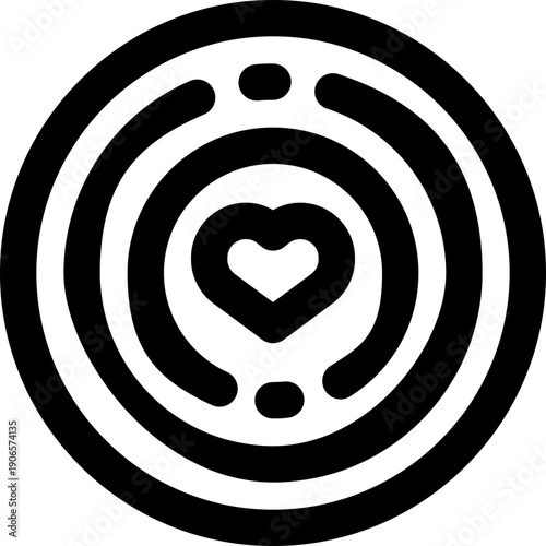 favorite line icon. Clean and minimalist vector icon for websites, mobile apps, presentations, and logos. Fully scalable and customizable for any project.