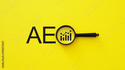 Obraz na płótnie AEO Answer Engine Optimization Concept, Optimizing Content for AI Search Answers