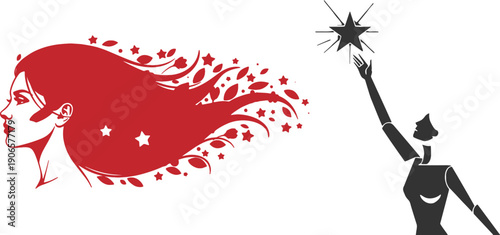 Empowering women on international women's day with a symbol of freedom and love